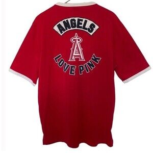 Victorias Secret New Era MLB Baseball LA Angels Jersey Tunic Oversized Medium